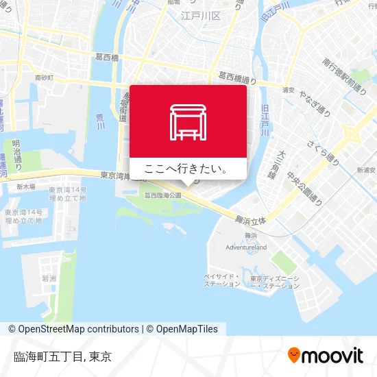 臨海町五丁目地図