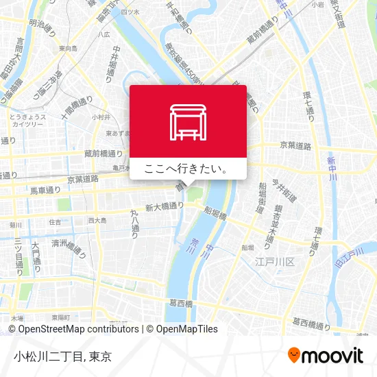 小松川二丁目地図