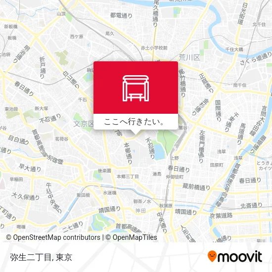 弥生二丁目地図