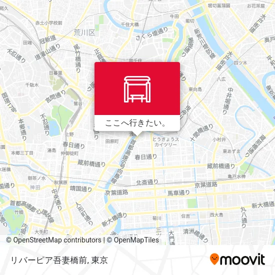リバーピア吾妻橋前地図