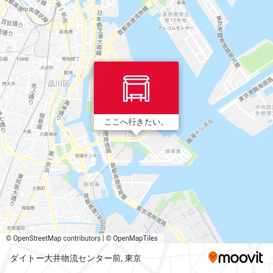 ダイトー大井物流センター前地図