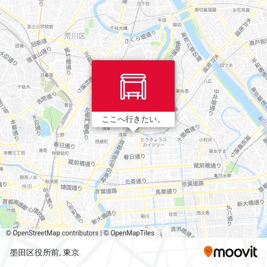 墨田区役所前地図