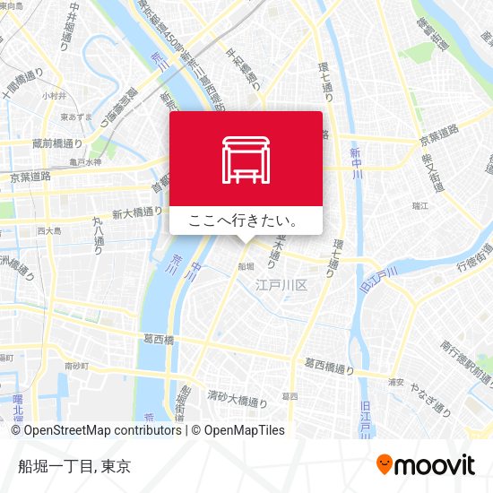 船堀一丁目地図