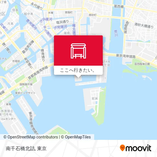 南千石橋北詰地図