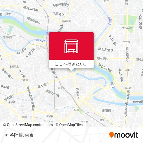 神谷陸橋地図