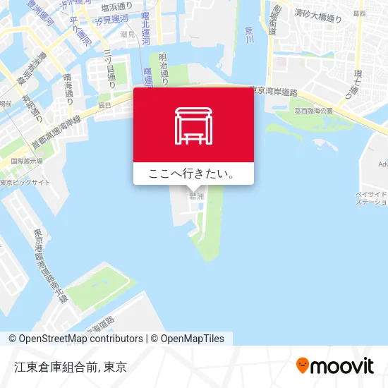 江東倉庫組合前地図