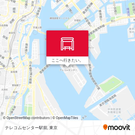 テレコムセンター駅前地図