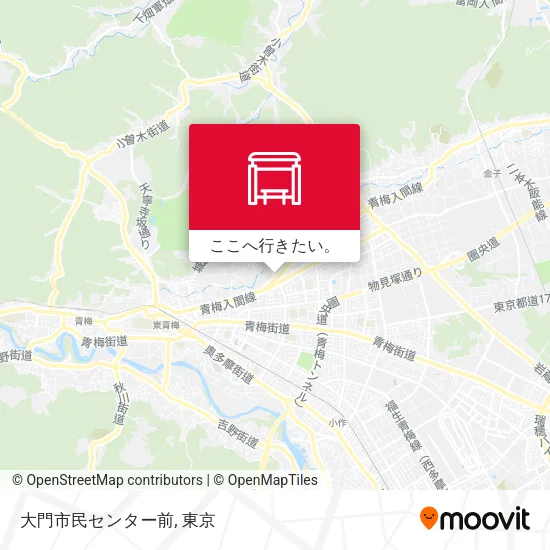 大門市民センター前地図