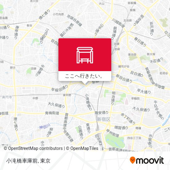 小滝橋車庫前地図