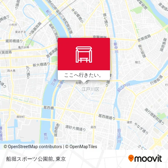 船堀スポーツ公園前地図