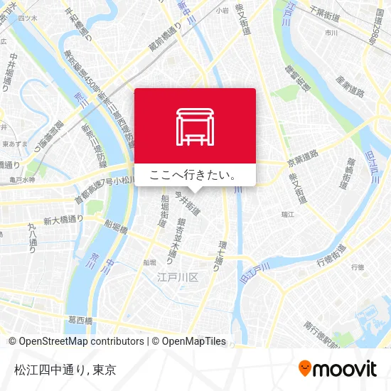 松江四中通り地図