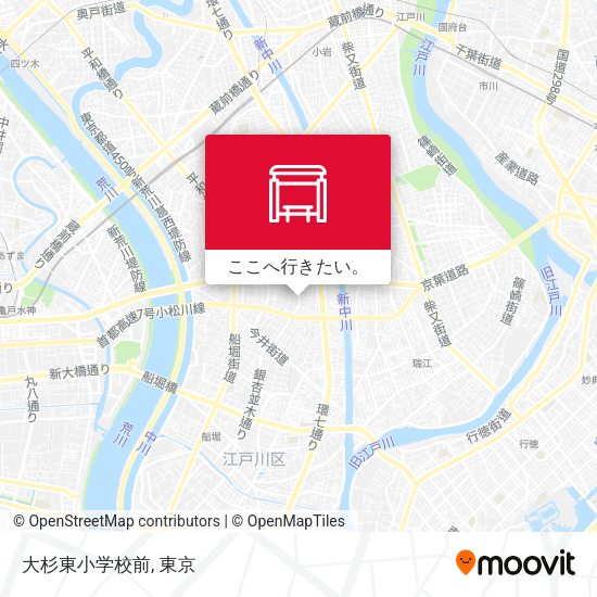 大杉東小学校前地図