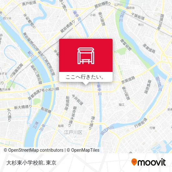 大杉東小学校前地図