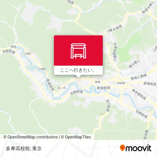 多摩高校前地図