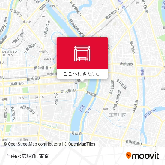 自由の広場前地図