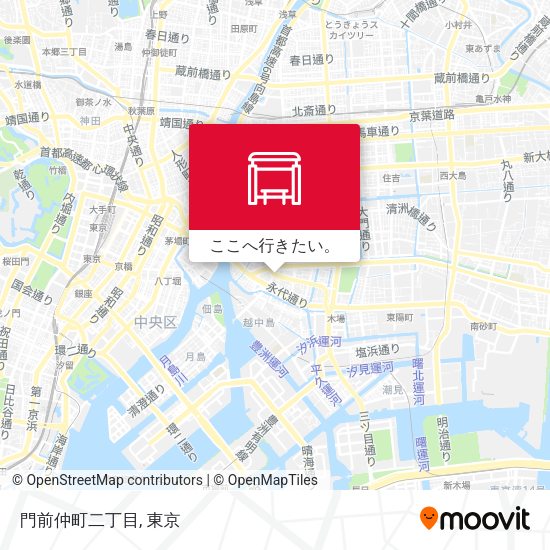 門前仲町二丁目地図