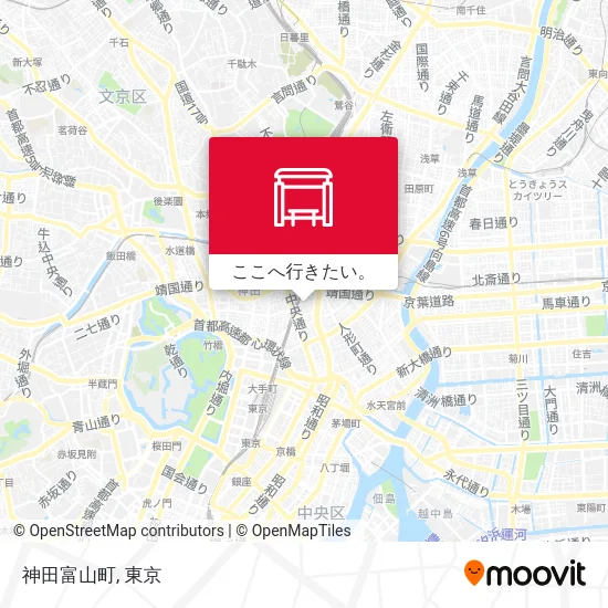 神田富山町地図