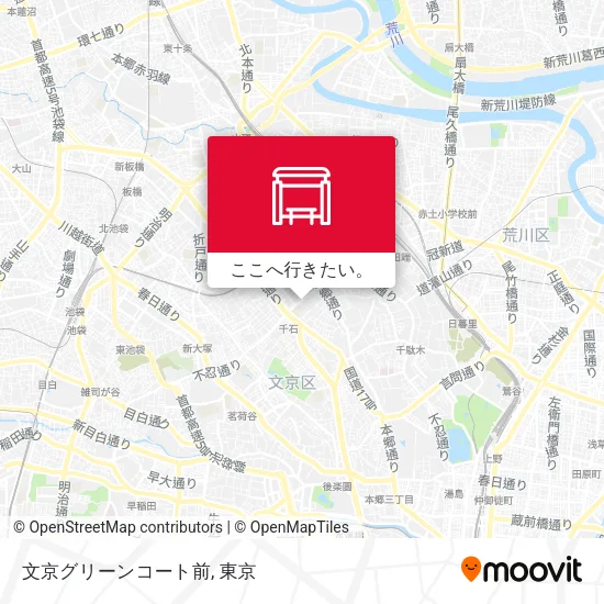 文京グリーンコート前地図