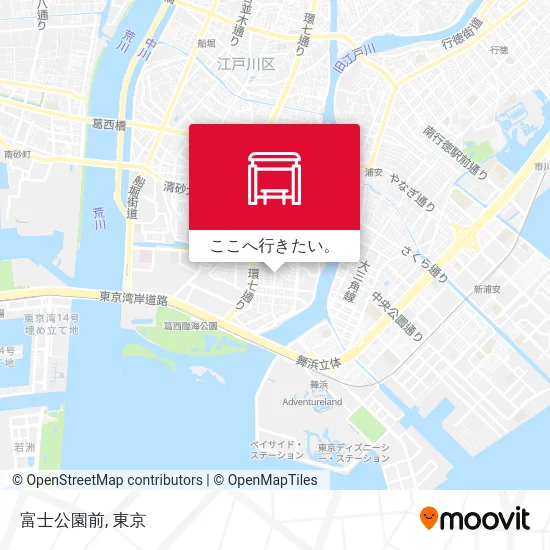 富士公園前地図