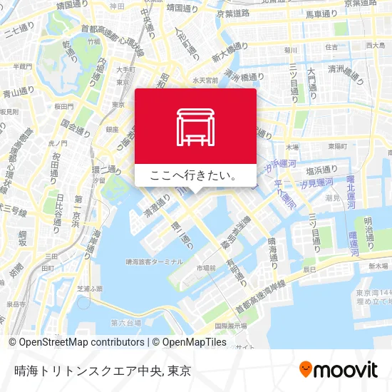 晴海トリトンスクエア中央地図