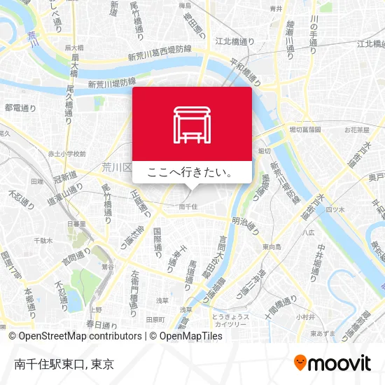 南千住駅東口地図