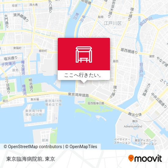 東京臨海病院前地図
