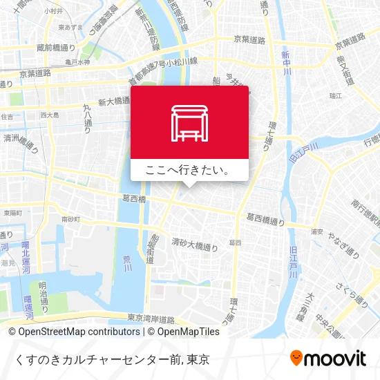 くすのきカルチャーセンター前地図
