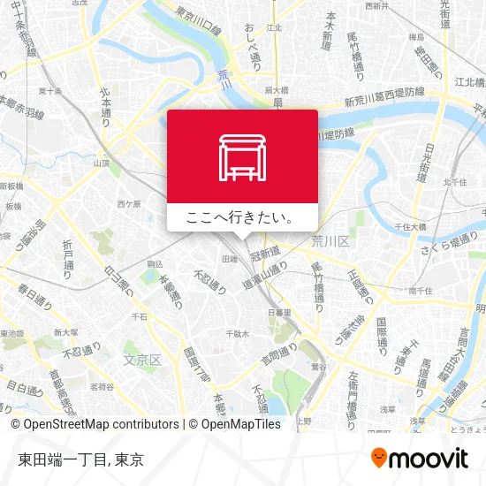 東田端一丁目地図