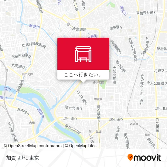 加賀団地地図