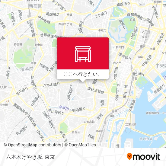 六本木けやき坂地図