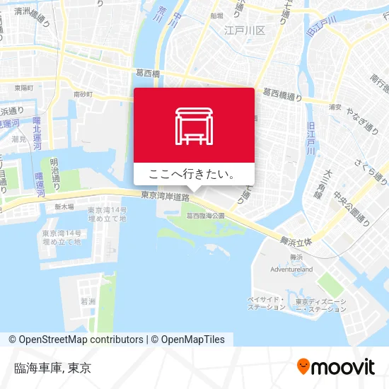 臨海車庫地図
