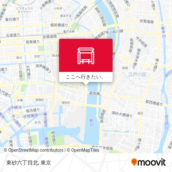 東砂六丁目北地図