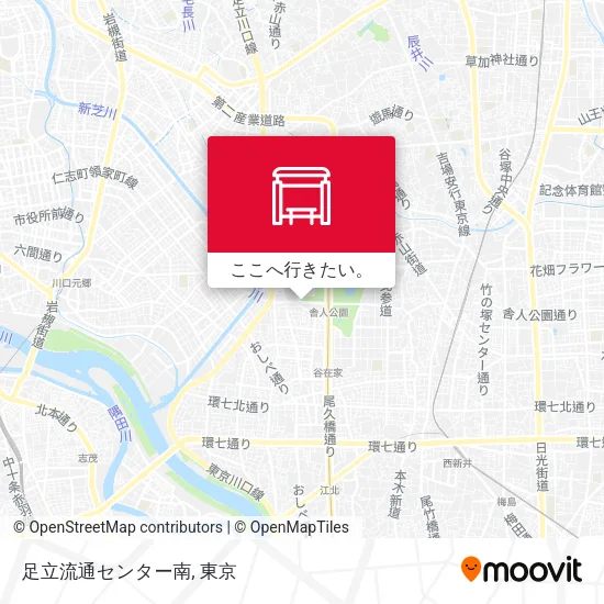 足立流通センター南地図