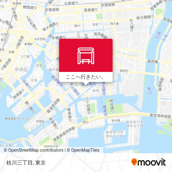 枝川三丁目地図