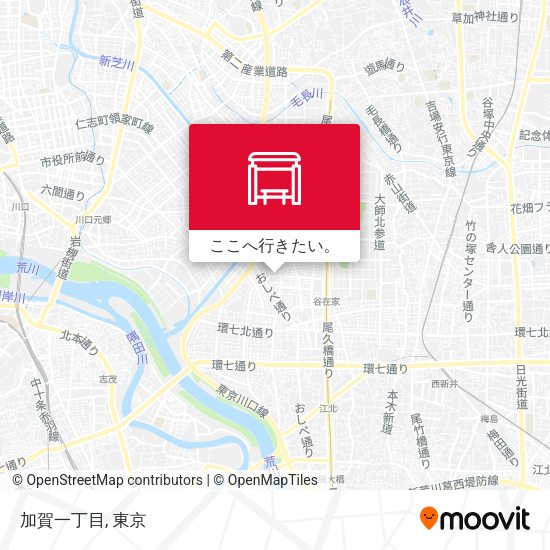 加賀一丁目地図