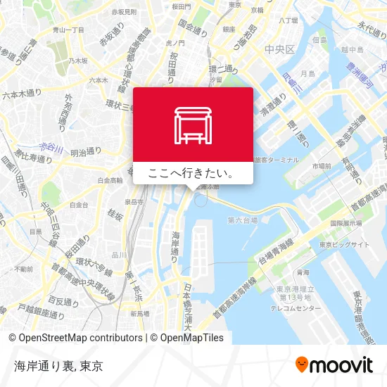 海岸通り裏地図