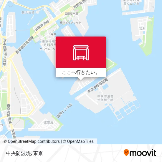 中央防波堤地図