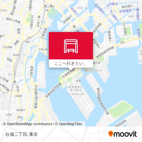 台場二丁目地図
