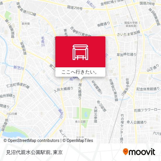 見沼代親水公園駅前地図