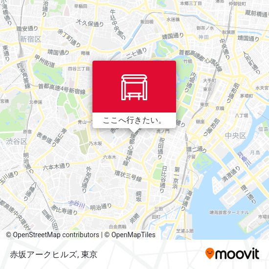 赤坂アークヒルズ地図