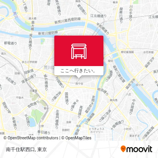 南千住駅西口地図
