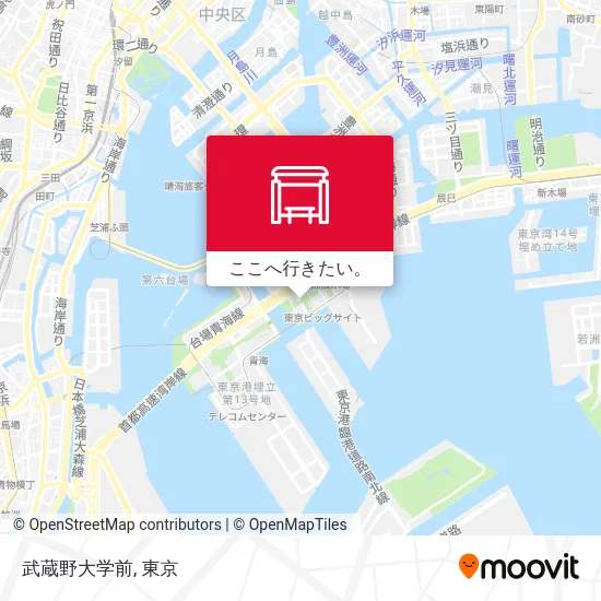 武蔵野大学前地図