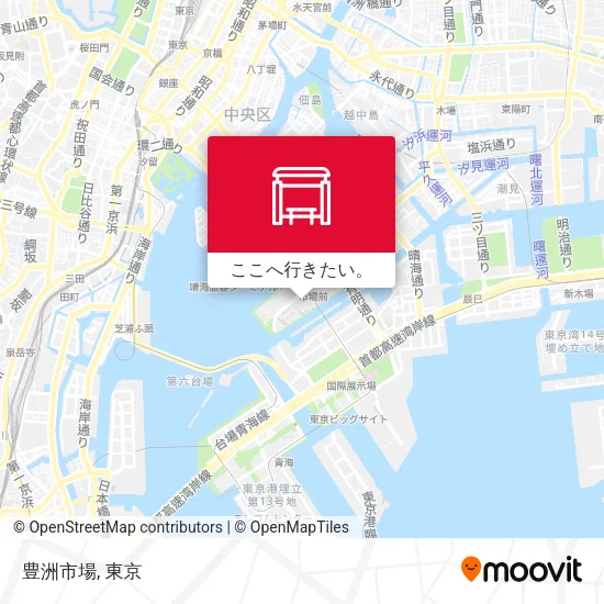 豊洲市場地図