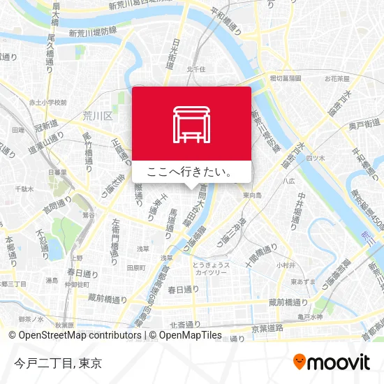 今戸二丁目地図