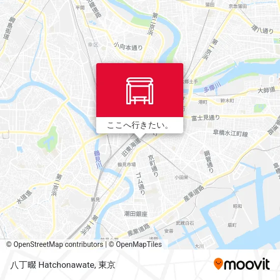八丁畷 Hatchonawate地図