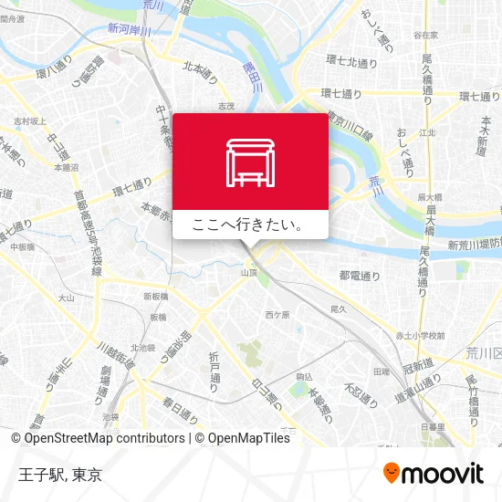 王子駅地図