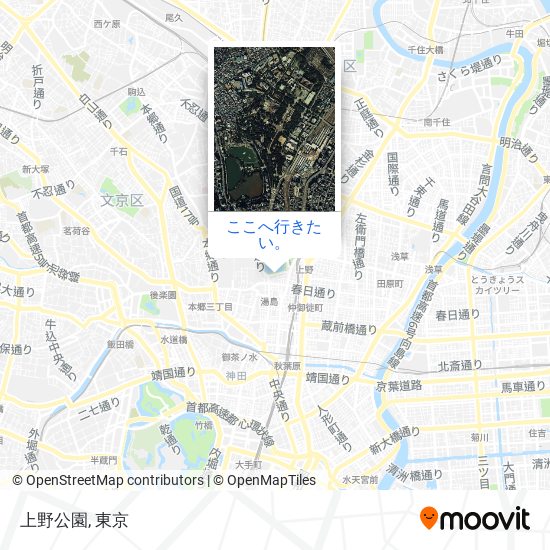 上野公園地図