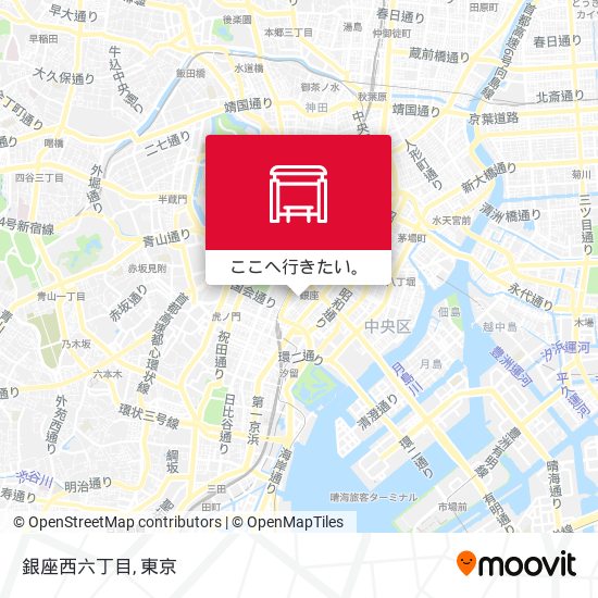 銀座西六丁目地図