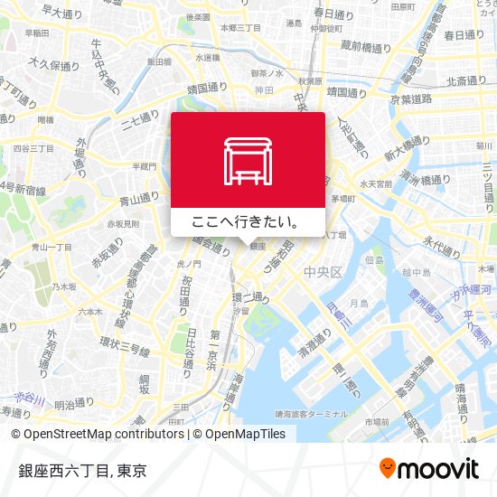 銀座西六丁目地図