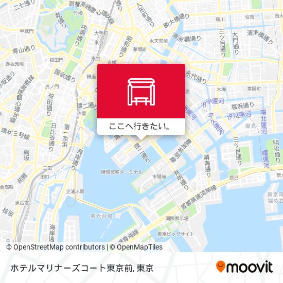 ホテルマリナーズコート東京前地図